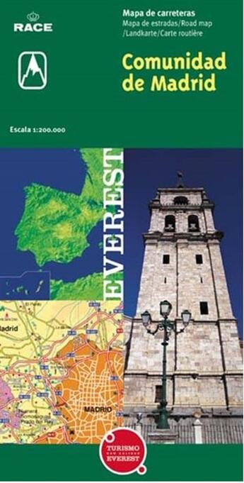 Couverture du livre « Comunidad de madrid » de  aux éditions Everest