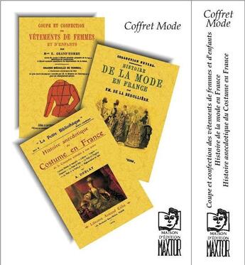 Couverture du livre « Coffret mode » de  aux éditions Maxtor