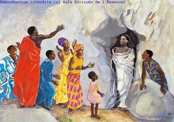 Couverture du livre « La resurrection de lazare (jn 11,1), carte simple vie de jesus mafa » de  aux éditions Emmanuel