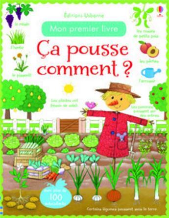 Couverture du livre « Ça pousse comment ? » de Felicity Brooks aux éditions Usborne