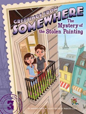 Couverture du livre « The Mystery of the Stolen Painting » de Paris Harper aux éditions Little Simon