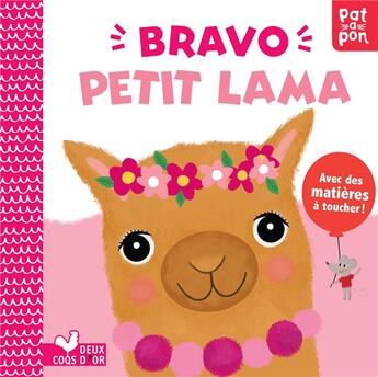 Couverture du livre « Patapon ; bravo petit lama » de Laura Hambleton aux éditions Deux Coqs D'or