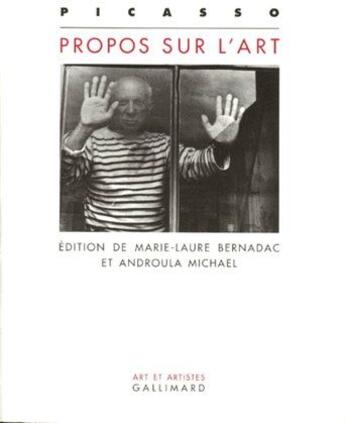 Couverture du livre « Propos sur l'art » de Pablo Picasso aux éditions Gallimard