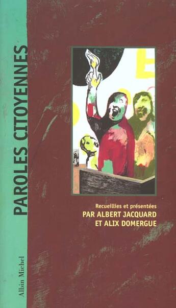 Couverture du livre « Paroles citoyennes » de Galvin/Domergue aux éditions Albin Michel