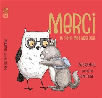 Couverture du livre « Merci » de Treml Renee aux éditions De Boree