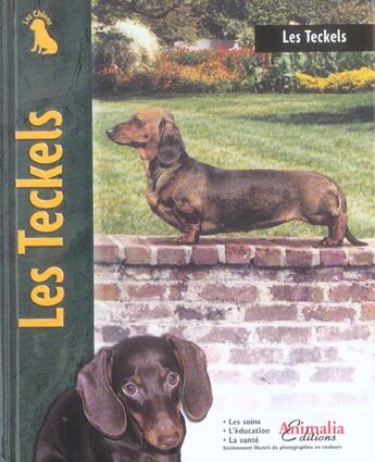 Couverture du livre « Les teckels » de Cloidt Lou-Ann aux éditions Animalia