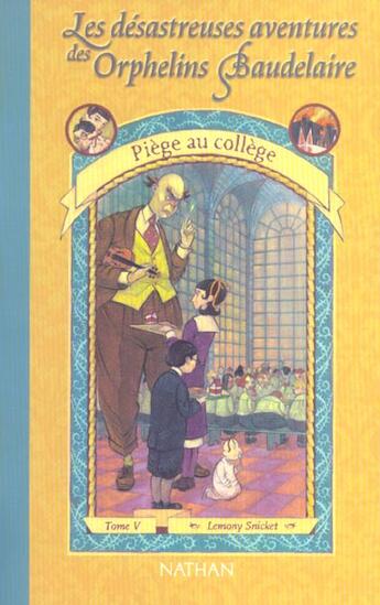 Couverture du livre « Aventures orph baudelaire t05 - vol05 » de Snicket/Helquist aux éditions Nathan