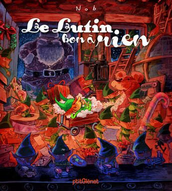 Couverture du livre « Le lutin bon à rien » de Nob aux éditions Glenat Jeunesse