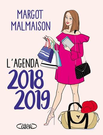 Couverture du livre « L'agenda de margot malmaison » de Margot Malmaison aux éditions Michel Lafon