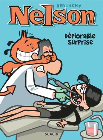 Couverture du livre « Nelson Tome 16 : déplorable surprise » de Christophe Bertschy aux éditions Dupuis