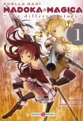 Couverture du livre « Puella magi madoka magica - the different story Tome 1 » de Magica Quartet et Hanokage aux éditions Bamboo