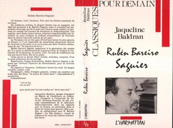 Couverture du livre « Rubén Bareiro Saguier » de Jacqueline Baldran aux éditions L'harmattan