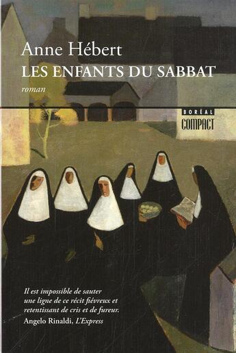 Couverture du livre « Les enfants du sabbat » de Anne Hebert aux éditions Boreal