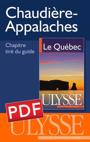 Couverture du livre « Chaudière-Appalaches » de  aux éditions Ulysse