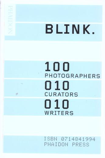 Couverture du livre « Blink » de  aux éditions Phaidon Press