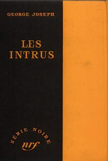 Couverture du livre « Les intrus » de Joseph George aux éditions Gallimard