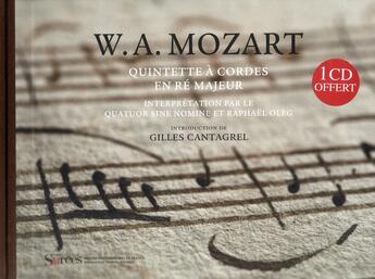 Couverture du livre « Quintette à cordes en Ré majeur » de Wolfgang Amadeus Mozart aux éditions Puf