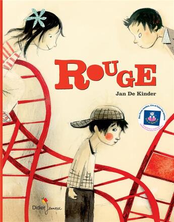 Couverture du livre « Rouge » de Jan De Kinder aux éditions Didier Jeunesse