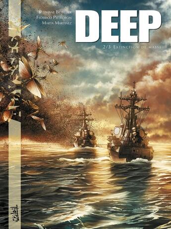 Couverture du livre « Deep Tome 2 ; extinction de masse » de Stephane Betbeder et Federico Pietrobon aux éditions Soleil