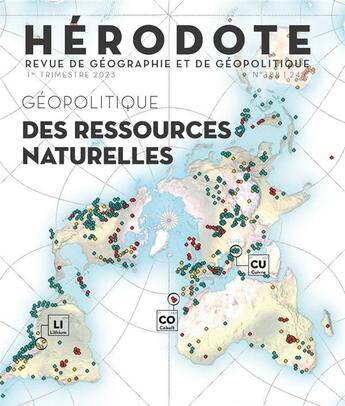 Couverture du livre « Herodote 188 » de Revue Hérodote aux éditions La Decouverte