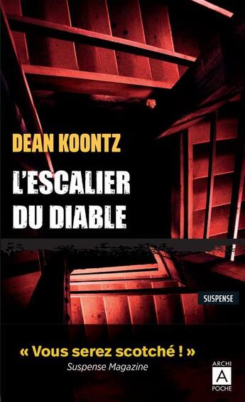 Couverture du livre « L'escalier du diable » de Dean Ray Koontz aux éditions Archipoche