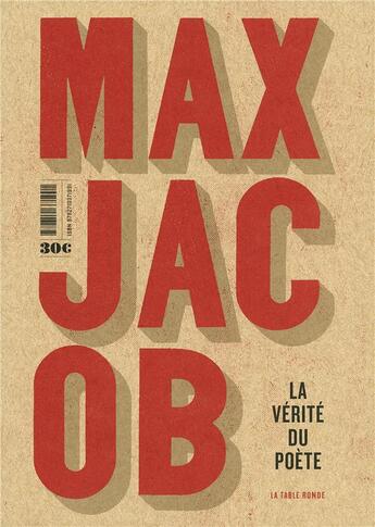 Couverture du livre « Max Jacob à la table ronde » de Max Jacob aux éditions Table Ronde