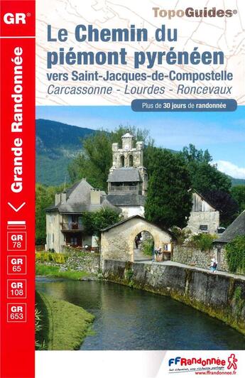 Couverture du livre « Le Chemin du piémont pyrénéen (édition 2017) » de  aux éditions Ffrp