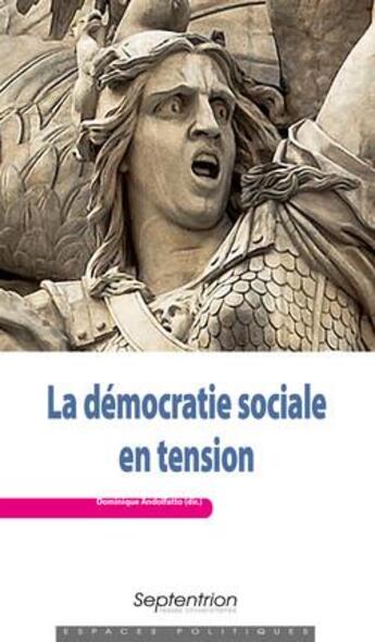 Couverture du livre « La démocratie sociale en tension » de Dominique Andolfatto aux éditions Pu Du Septentrion