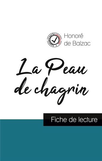 Couverture du livre « La Peau de chagrin, de Balzac » de  aux éditions Comprendre La Litterature