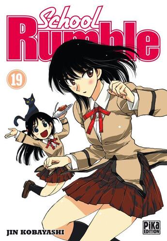 Couverture du livre « School rumble Tome 19 » de Jin Kobayashi aux éditions Pika