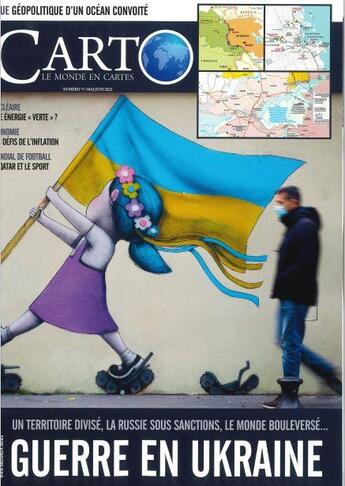 Couverture du livre « CARTO n.71 ; guerre en Ukraine » de Carto aux éditions Carto