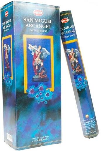 Couverture du livre « Encens San Miguel arcangel ; 20 grs ; lot de 6 boîtes » de  aux éditions Dg-exodif