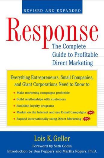 Couverture du livre « Response: The Complete Guide to Profitable Direct Marketing » de Geller Lois K aux éditions Oxford University Press Usa