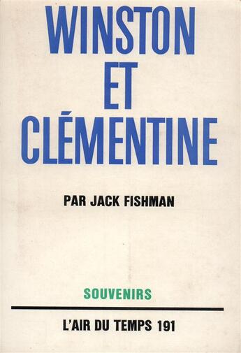 Couverture du livre « Winston et clementine » de Fishman Jack aux éditions Gallimard