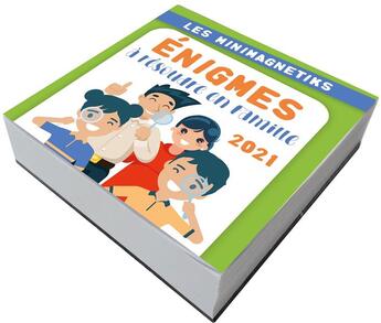 Couverture du livre « Minimagnetik ; une année d'énigmes à résoudre en famille (édition 2021) » de  aux éditions Editions 365