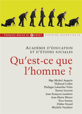 Couverture du livre « Qu'est-ce que l'homme ? » de  aux éditions Francois-xavier De Guibert