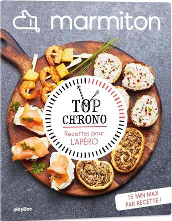 Couverture du livre « Top chrono : recettes pour l'apéro » de  aux éditions Play Bac