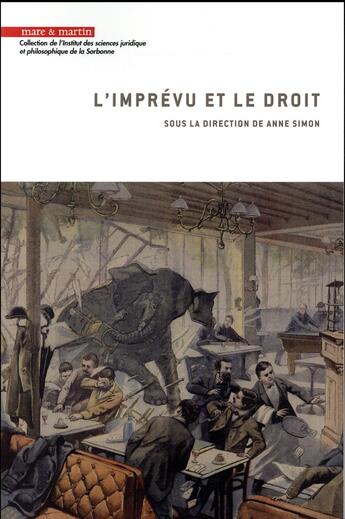 Couverture du livre « L'imprévu et le droit » de Anne Simon aux éditions Mare & Martin