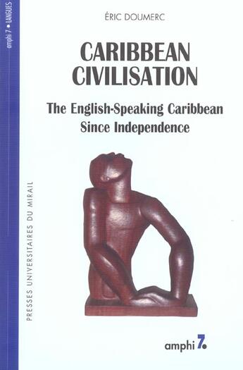 Couverture du livre « Caribbean civilisation » de Doumerc E aux éditions Pu Du Midi