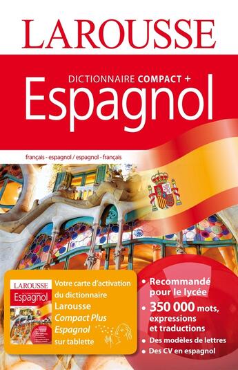 Couverture du livre « Français-espagnol ; 2 en 1 » de  aux éditions Larousse