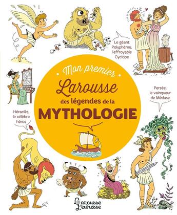 Couverture du livre « Mon premier Larousse de la mythologie » de Therese De Cherisey et Vanessa Henriette aux éditions Larousse