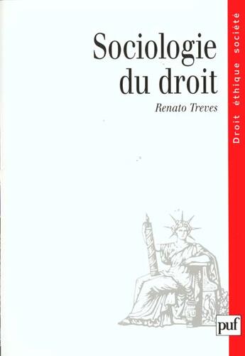 Couverture du livre « Sociologie du droit » de Treves R aux éditions Puf