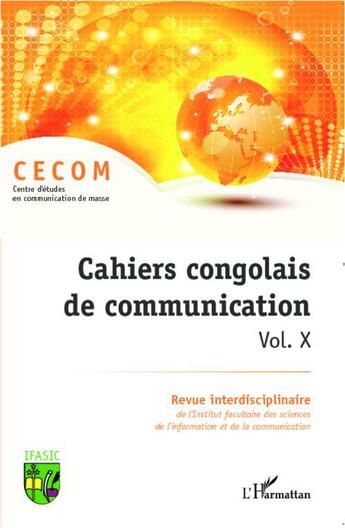 Couverture du livre « Cahiers congolais de communication t.10 » de Cahiers Congolais De Communication aux éditions L'harmattan