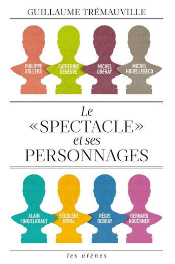 Couverture du livre « Le spectacle et ses personnages » de Guillaume Tremauville aux éditions Les Arenes