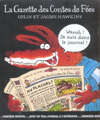 Couverture du livre « La gazette des contes de fees » de Colin/Hawkins aux éditions Grund