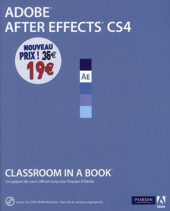 Couverture du livre « Adobe ; after effects CS4 » de  aux éditions Informatique Professionnelle