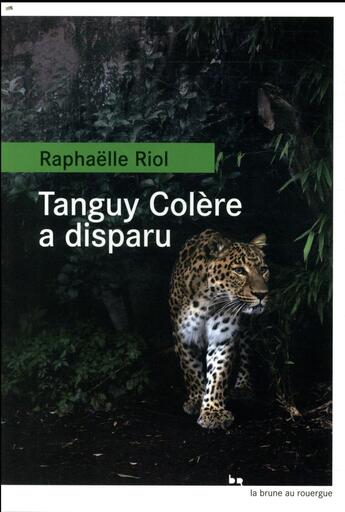 Couverture du livre « Tanguy Colère a disparu » de Raphaëlle Riol aux éditions Rouergue