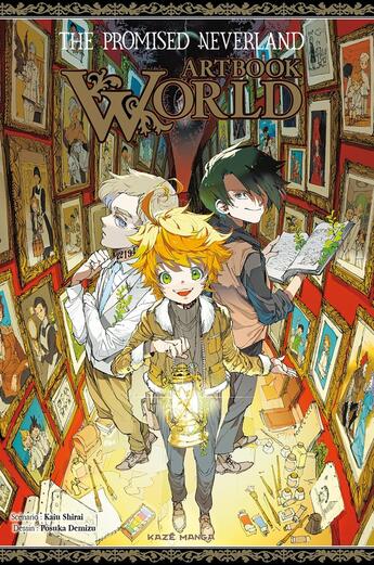 Couverture du livre « The promised Neverland : artbook » de Posuka Demizu et Kaiu Shirai aux éditions Crunchyroll