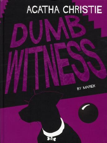 Couverture du livre « Agatha Christie en VO; dumb witness » de Marek aux éditions Paquet