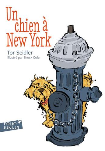 Couverture du livre « Un chien à New York » de Tor Seidler et Brock Cole aux éditions Gallimard-jeunesse